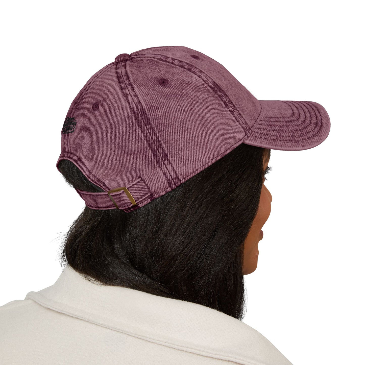 Vintage Embroidered Cap – Retro Sunflower Club Dad Hat