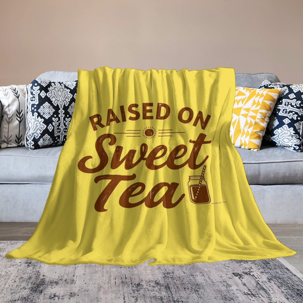 Ultra-Soft Flannel Blanket Raised on sweet tea