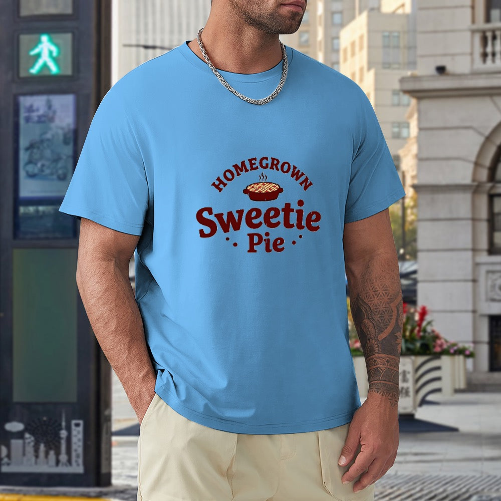 New High quality Men's T-shirt 100% Cotton Homegrown Sweetie pie