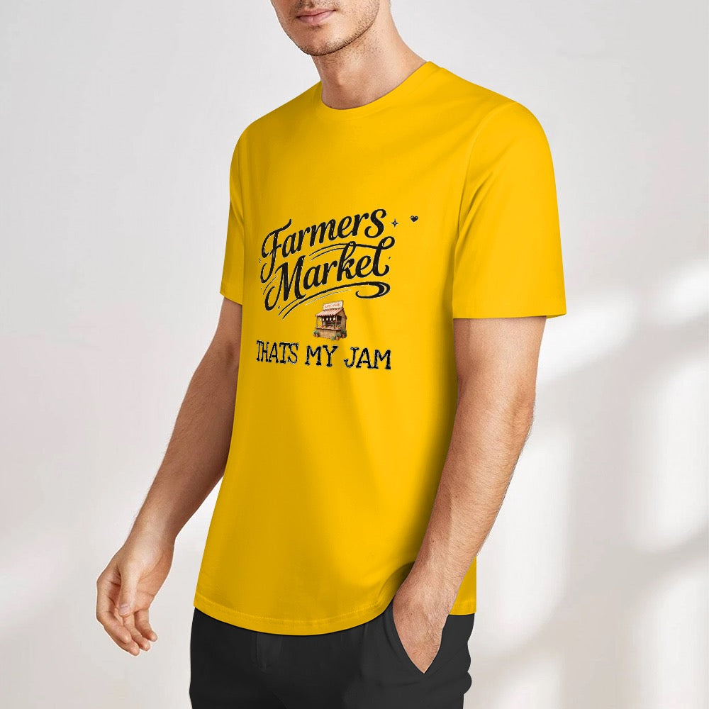 New Pure cotton short sleeved T-shirt Farmers Market that’s my jam