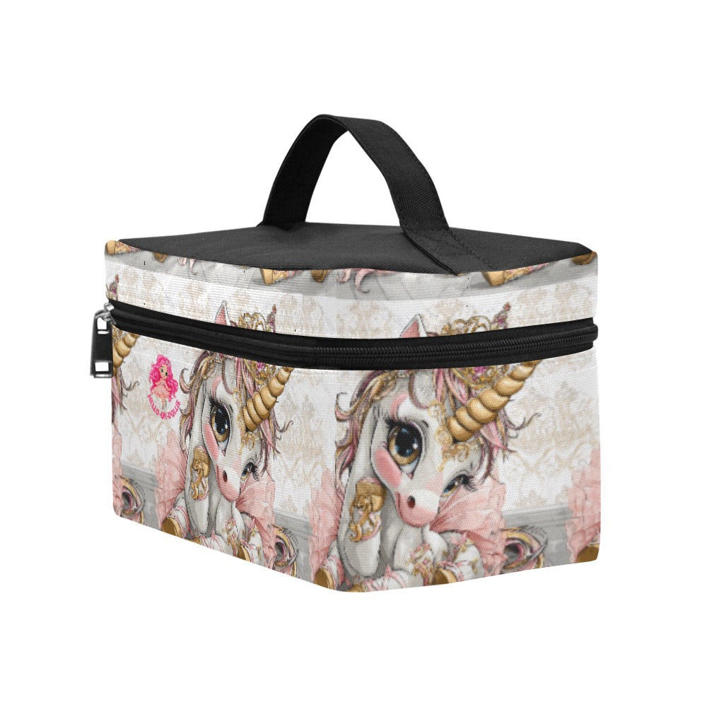 HELLO-OH-DOLLIE UNICORN BALLERINA Cosmetic Bag (Model 1658) (Large)