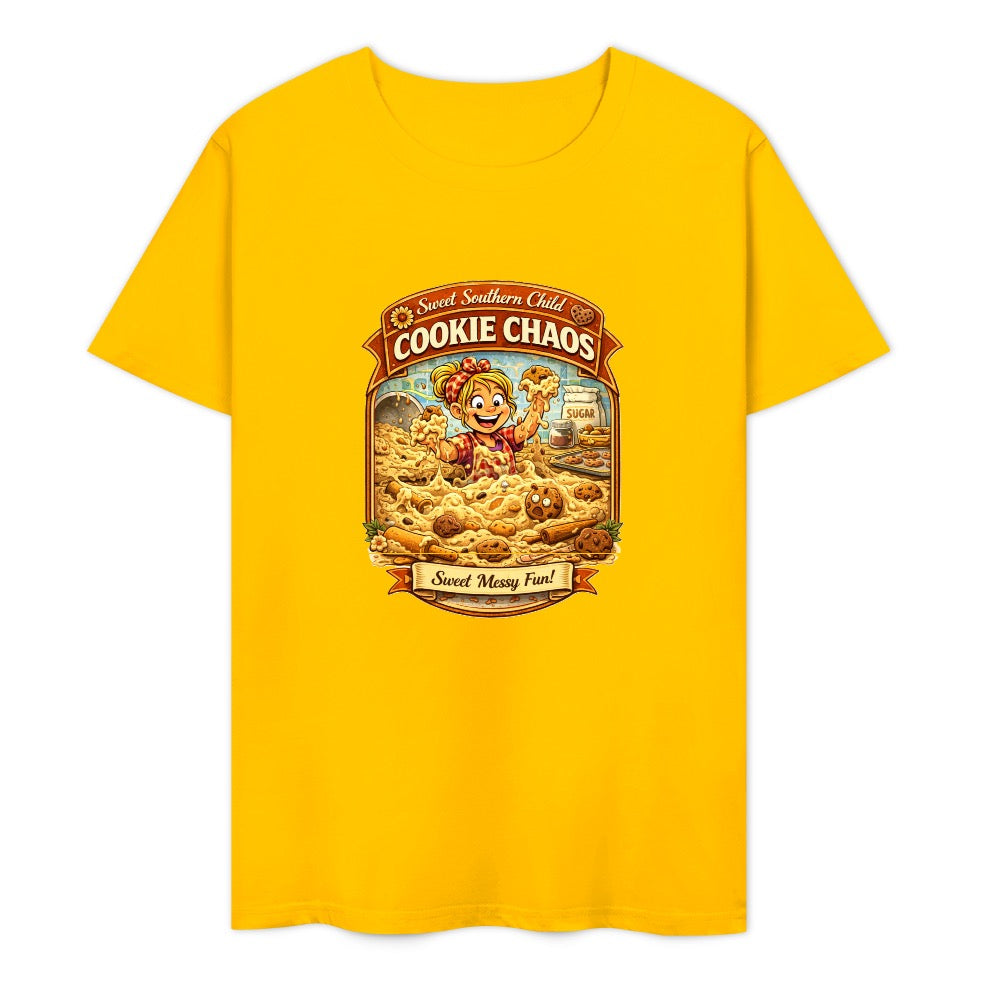 New Pure cotton short sleeved T-shirt Cookie chaos