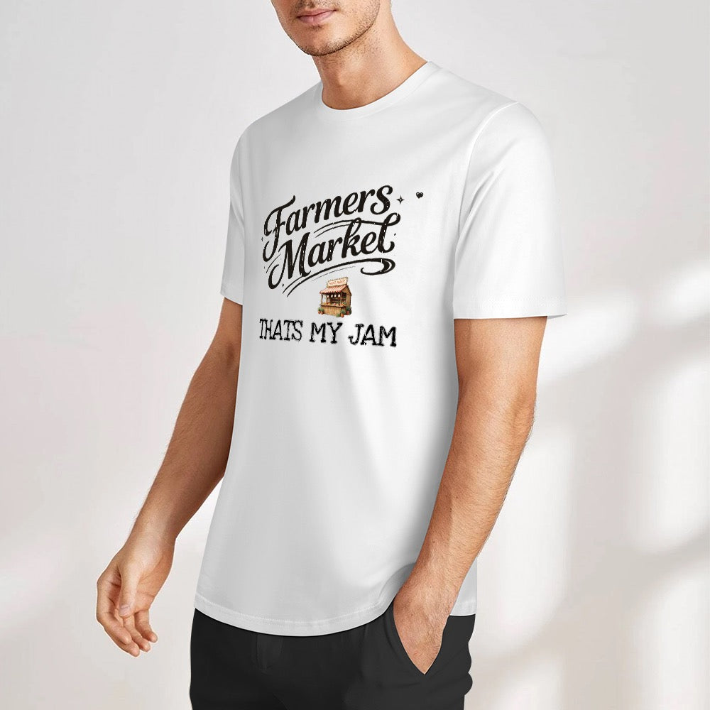 New Pure cotton short sleeved T-shirt farmers markets that’s my jam