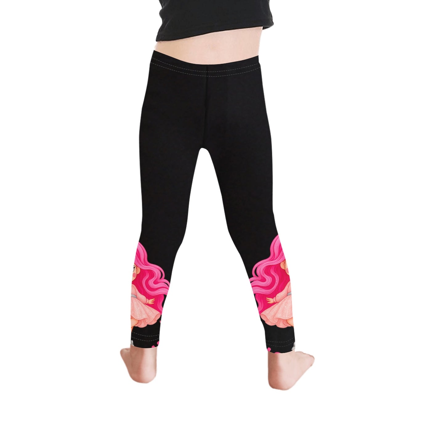 Hello-oh-Dollie All-Over Print Girls Leggings (Model L06)