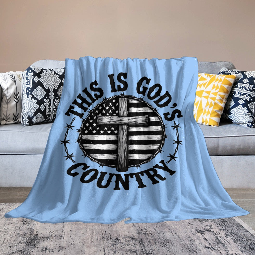 Ultra-Soft Flannel Blanket This is God’s country