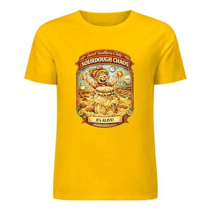 New Pure cotton short sleeved T-shirt Sourdough chaos