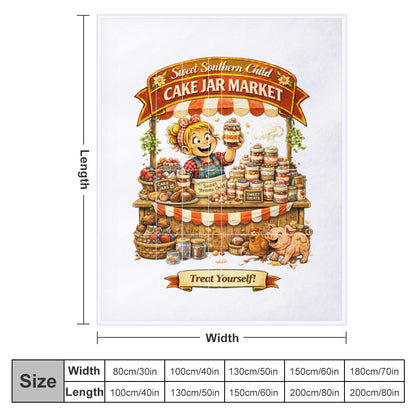Ultra-Soft Flannel Blanket Cake jar market