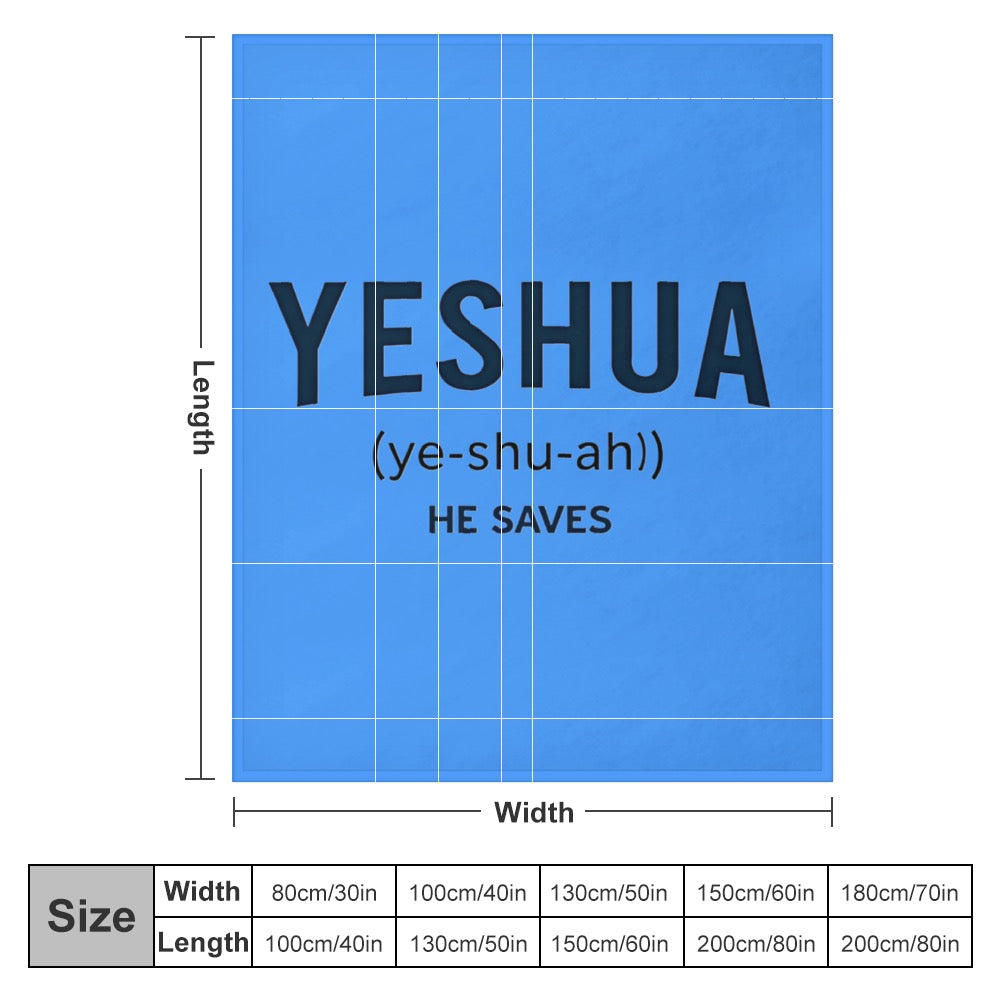 Ultra-Soft Flannel Blanket yeshua
