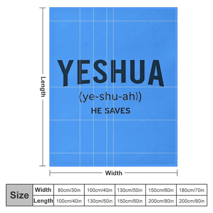 Ultra-Soft Flannel Blanket yeshua