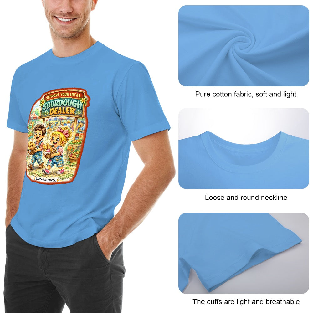 New High quality Men's T-shirt 100% Cotton