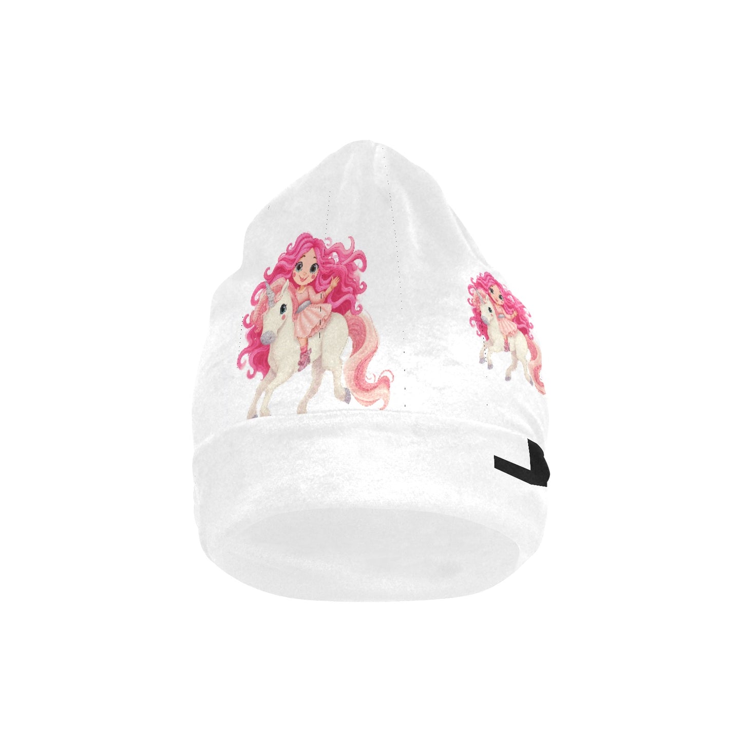 Dollie on unicorn All Over Print Beanie for Kids