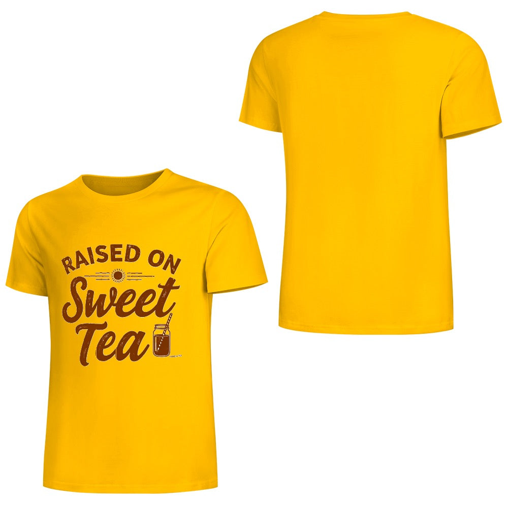 New Pure cotton short sleeved T-shirt raised on sweet tea
