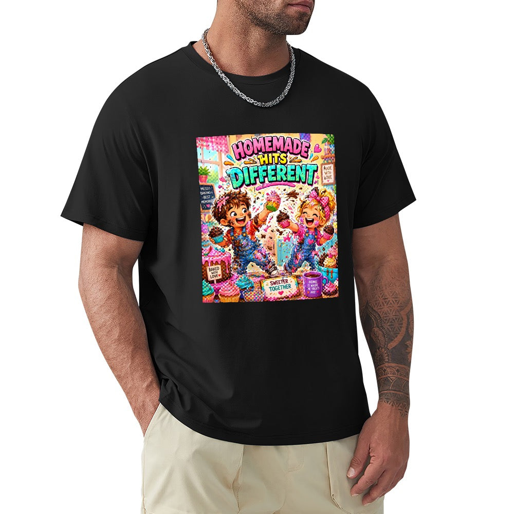 New High quality Men's T-shirt 100% Cotton