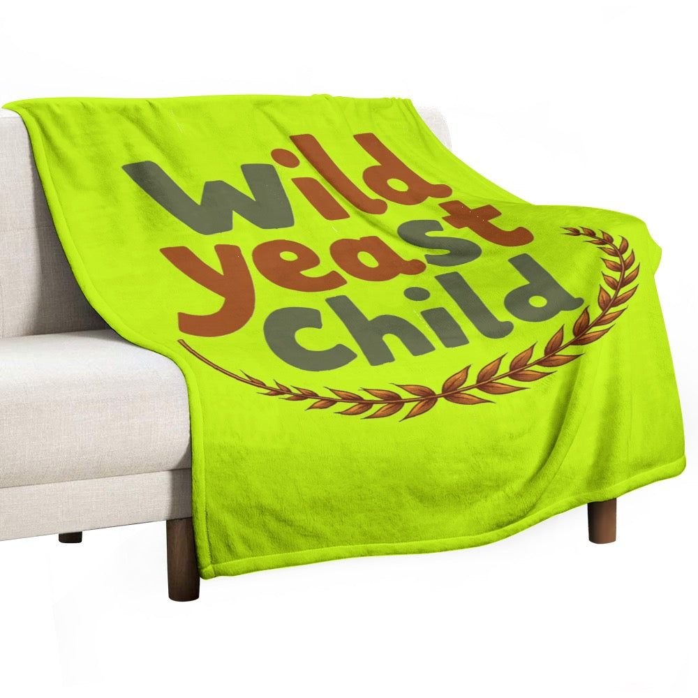 Ultra-Soft Flannel Blanket Wild yeast Child