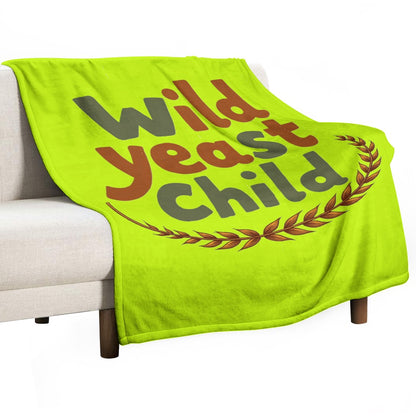 Ultra-Soft Flannel Blanket Wild yeast Child