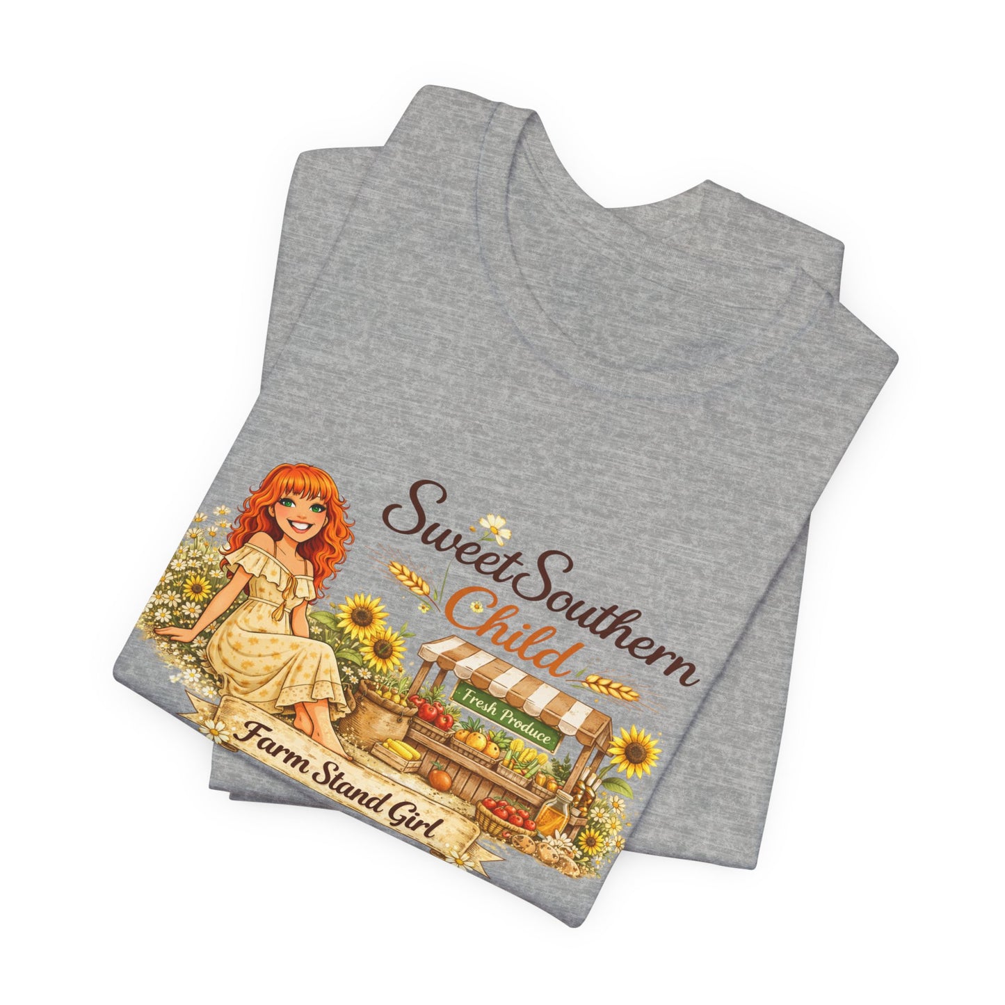 Sweet Southern Child Tee — Farm Sweet Girl Vintage Graphic T-Shirt