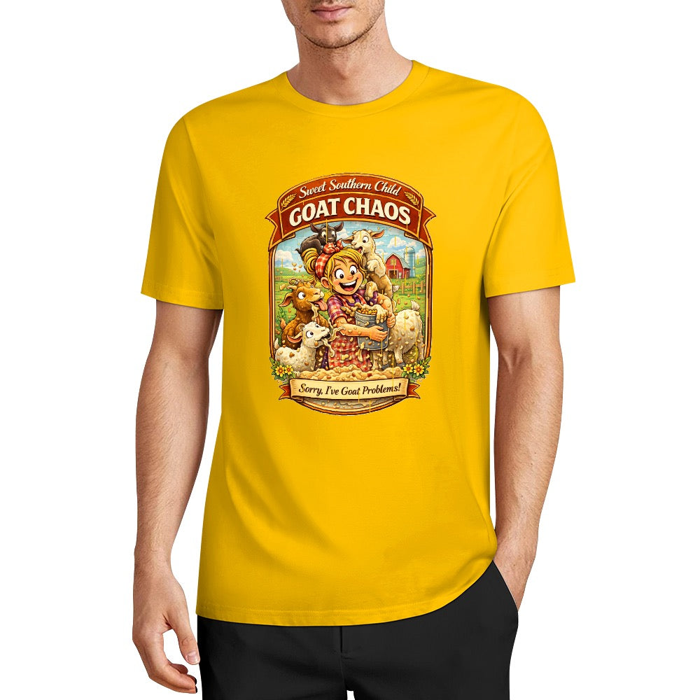 New Pure cotton short sleeved T-shirt Go chaos