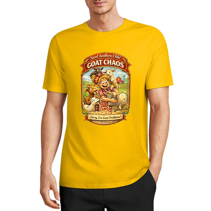 New Pure cotton short sleeved T-shirt Go chaos