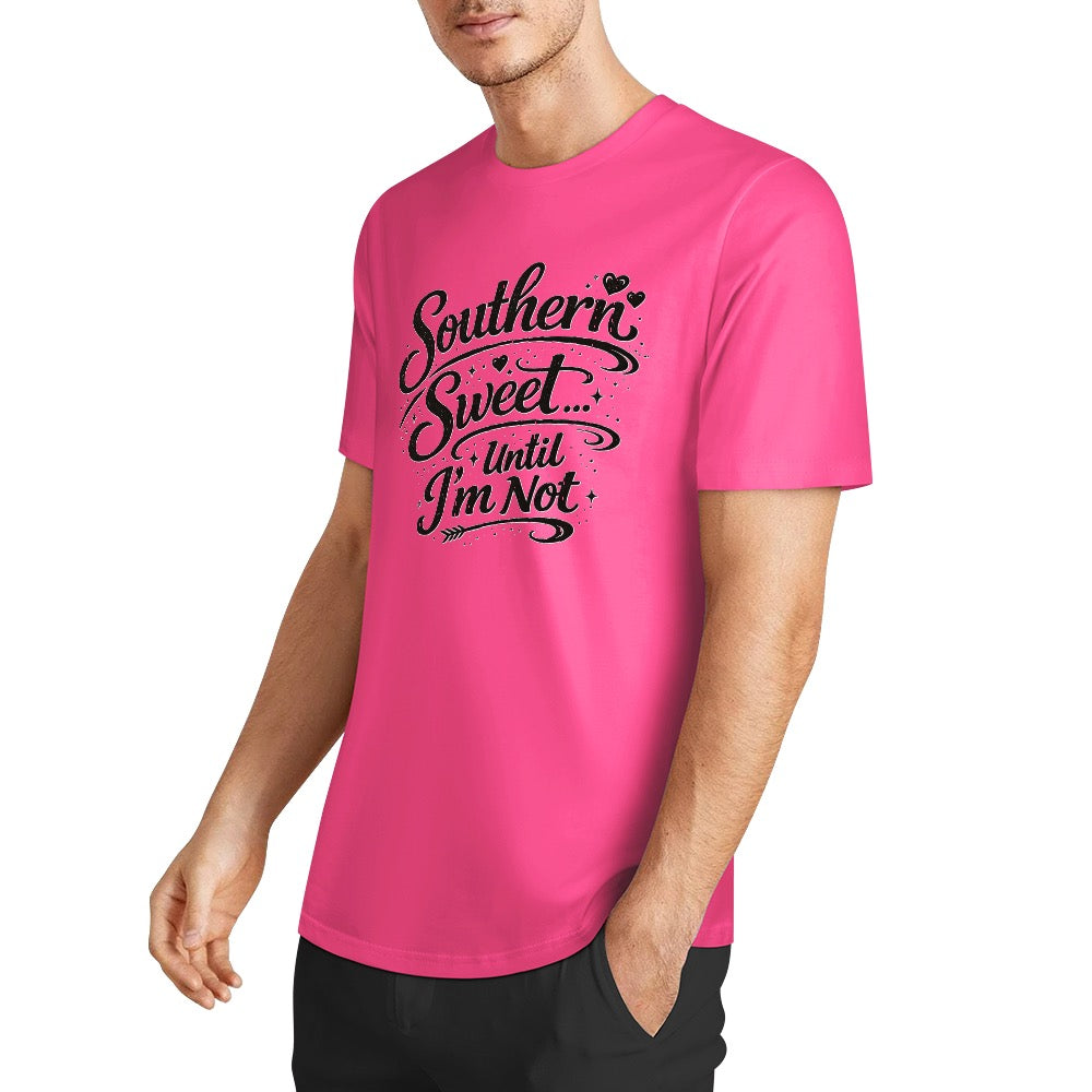 New Pure cotton short sleeved T-shirt Front print Multiple colors