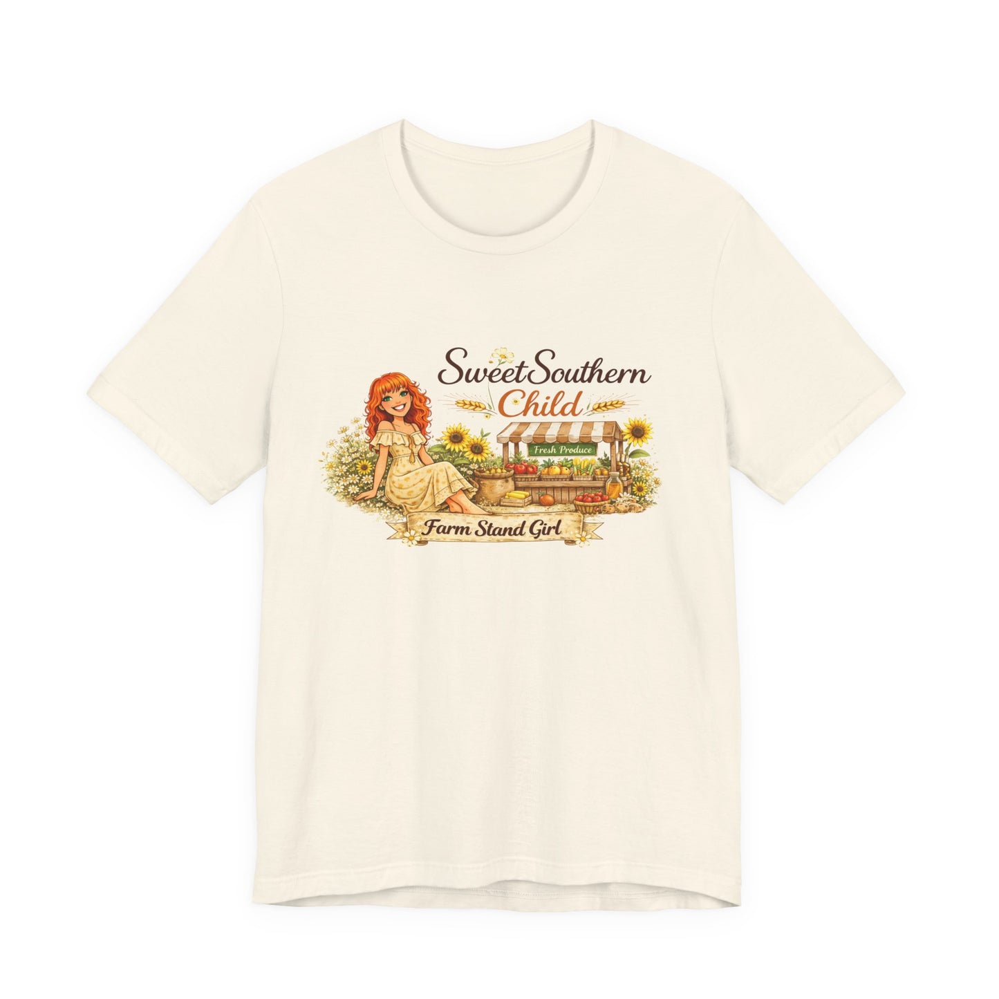 Sweet Southern Child Tee — Farm Sweet Girl Vintage Graphic T-Shirt