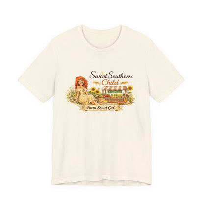 Sweet Southern Child Tee — Farm Sweet Girl Vintage Graphic T-Shirt