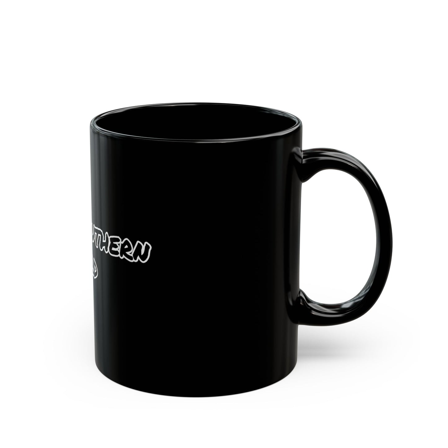 Sweet Southern Child Black Mug – Southern Pride Coffee Cup (11oz & 15oz)