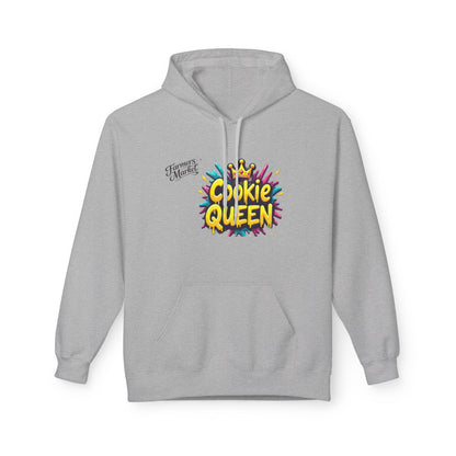 Cookie Queen Hoodie — Fun Colorful Graphic Sweatshirt for Bakers & Dessert Lovers