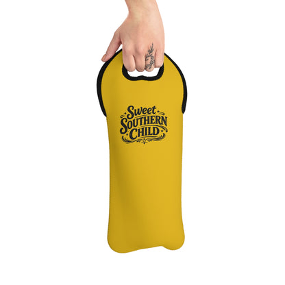 Wine Tote — "Sweet Southern Child" Neoprene Wine Bottle Carrier