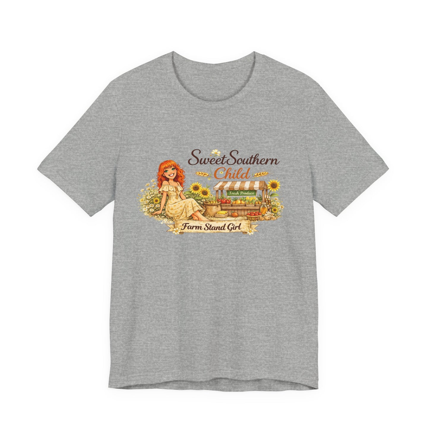 Sweet Southern Child Tee — Farm Sweet Girl Vintage Graphic T-Shirt
