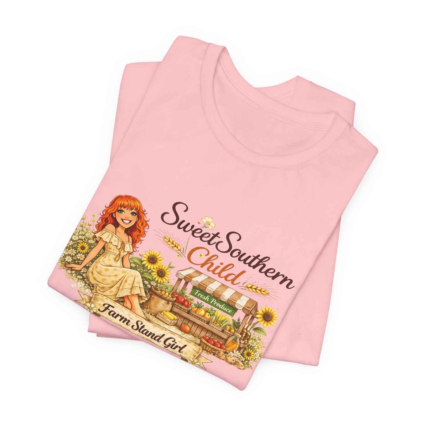 Sweet Southern Child Tee — Farm Sweet Girl Vintage Graphic T-Shirt