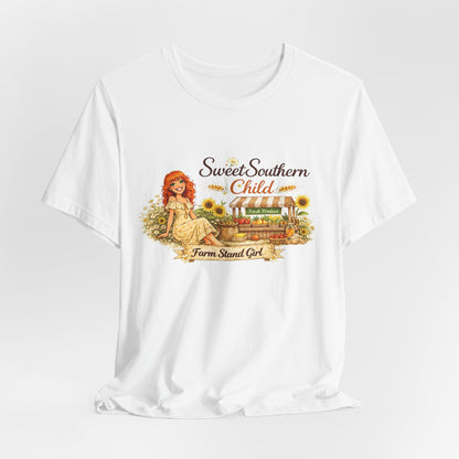Sweet Southern Child Tee — Farm Sweet Girl Vintage Graphic T-Shirt