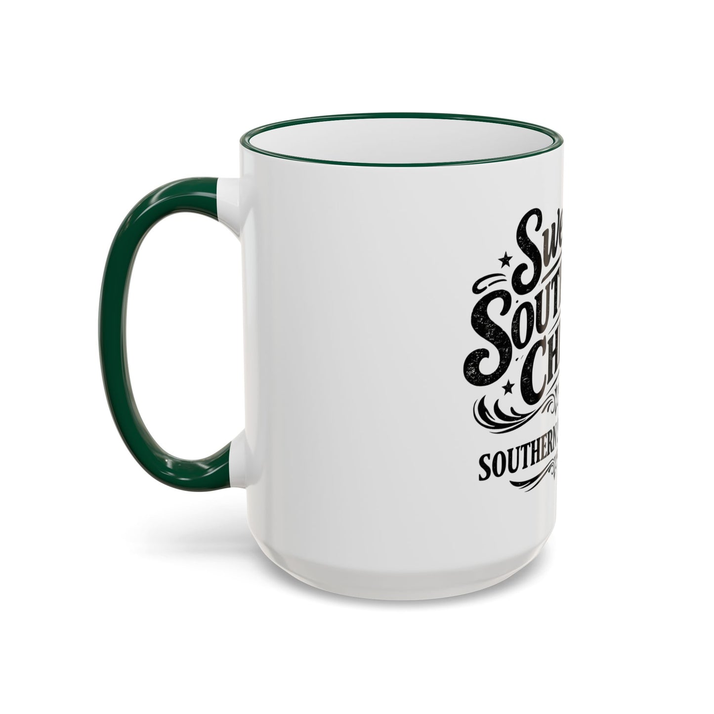 Sweet Southern Child Mug — Southern Sipper Accent Rim & Handle Coffee Cup
