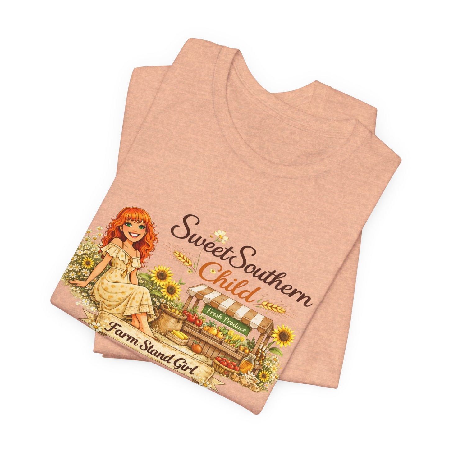 Sweet Southern Child Tee — Farm Sweet Girl Vintage Graphic T-Shirt