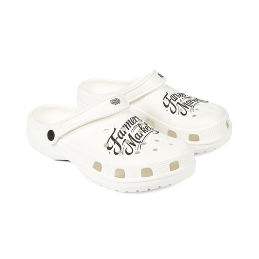 Farmers Market EVA Foam Clogs — Lightweight White Garden Shoes