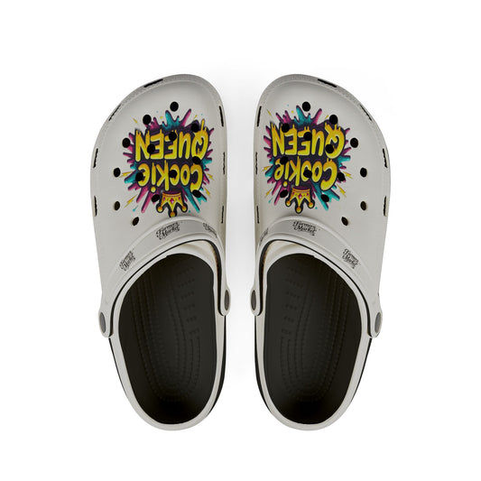 Cookie Queen EVA Foam Clogs — Colorful Graphic Slip-On Comfort Shoes