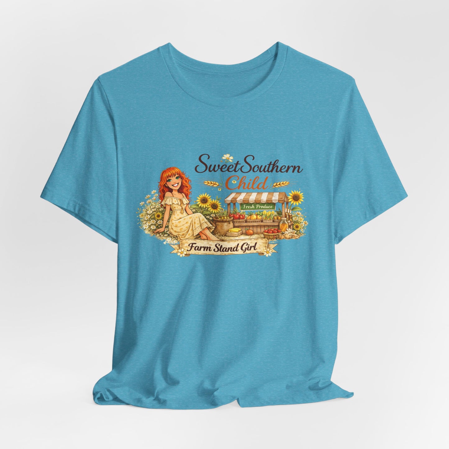 Sweet Southern Child Tee — Farm Sweet Girl Vintage Graphic T-Shirt