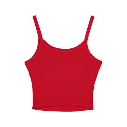 Sweet Southern Child Crop Tank Top – 'Southern Sipper' Graphic Spaghetti Strap