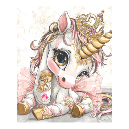 HELLO-OH-DOLLIE Unicorn ballerina 3-Piece Bedding Set