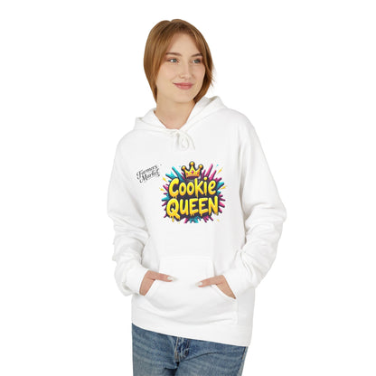 Cookie Queen Hoodie — Fun Colorful Graphic Sweatshirt for Bakers & Dessert Lovers