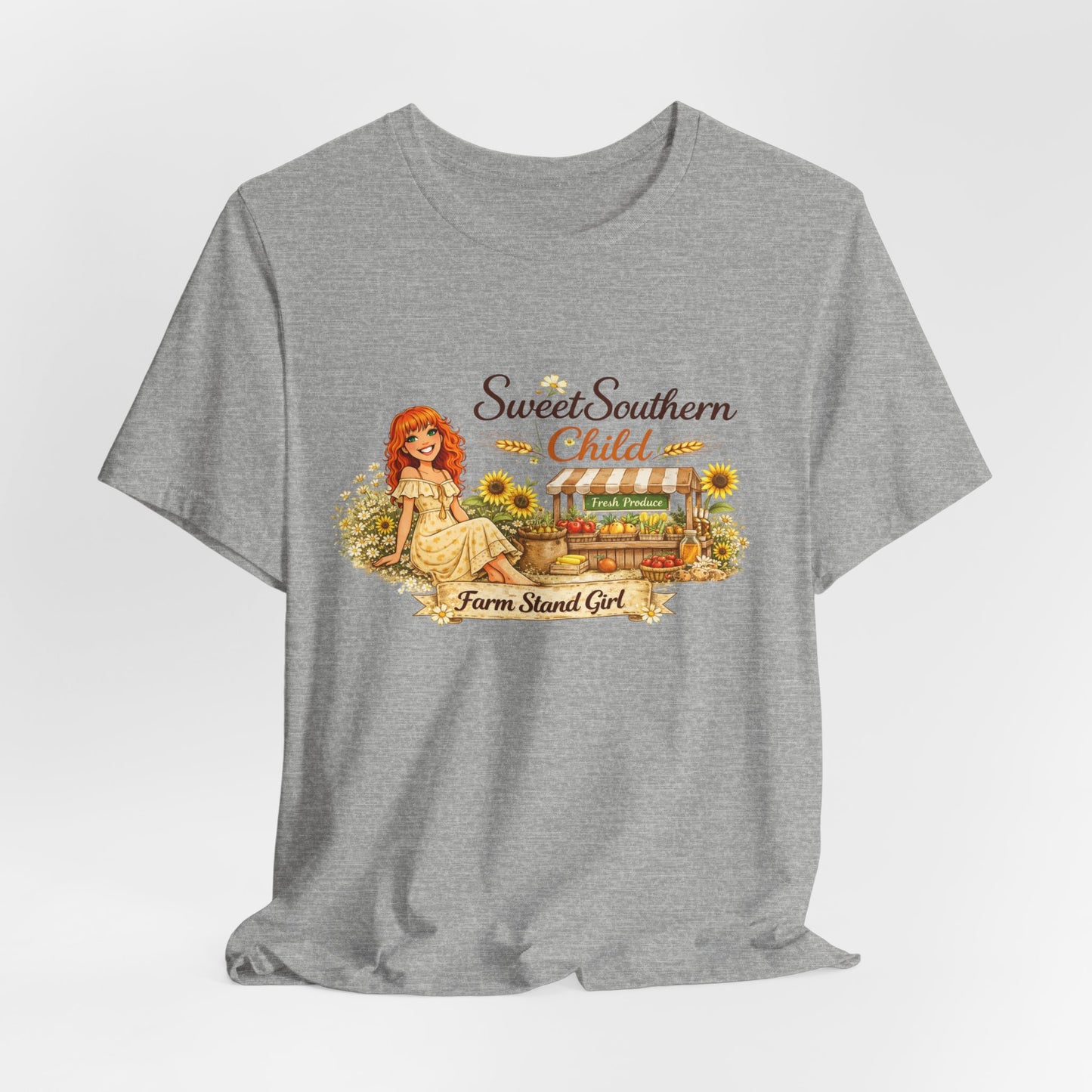 Sweet Southern Child Tee — Farm Sweet Girl Vintage Graphic T-Shirt
