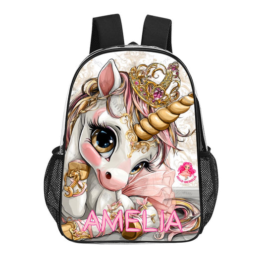 Unicorn Amelia Transparent Bag 17 inch New
