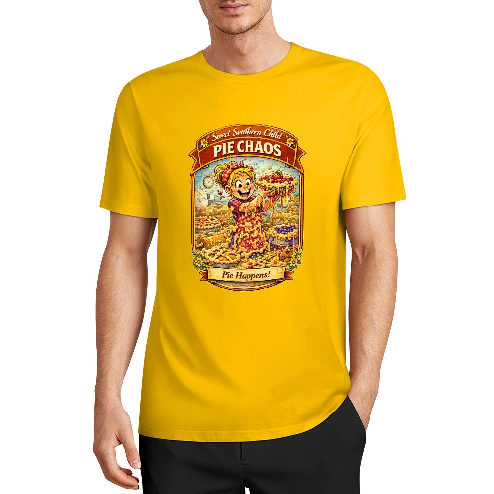 New Pure cotton short sleeved T-shirt PIE chaos