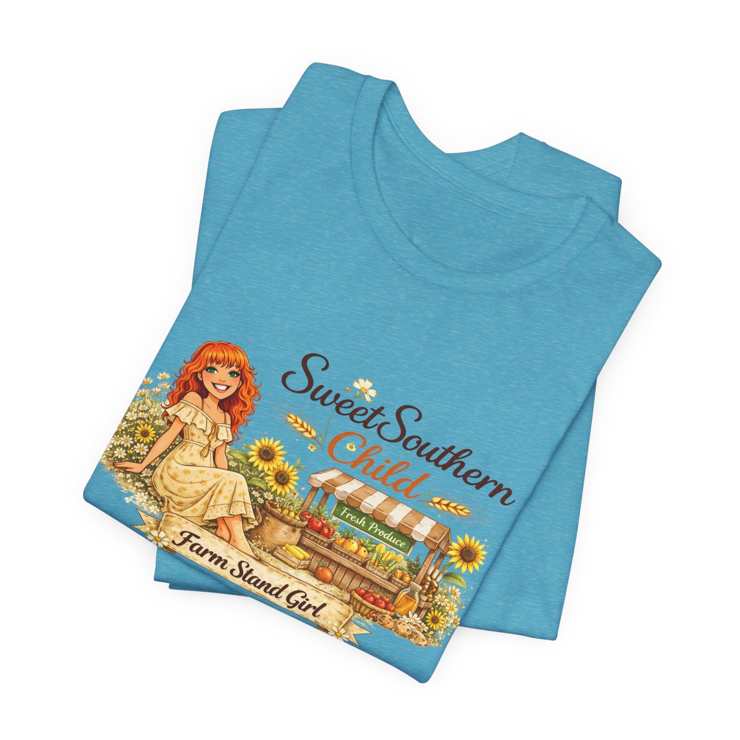 Sweet Southern Child Tee — Farm Sweet Girl Vintage Graphic T-Shirt