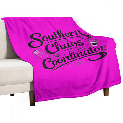Ultra-Soft Flannel Blanket Southern chaos coordinator