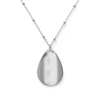 Sweet Southern Child Oval Necklace — Engraved Teardrop Pendant