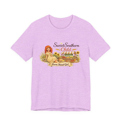 Sweet Southern Child Tee — Farm Sweet Girl Vintage Graphic T-Shirt