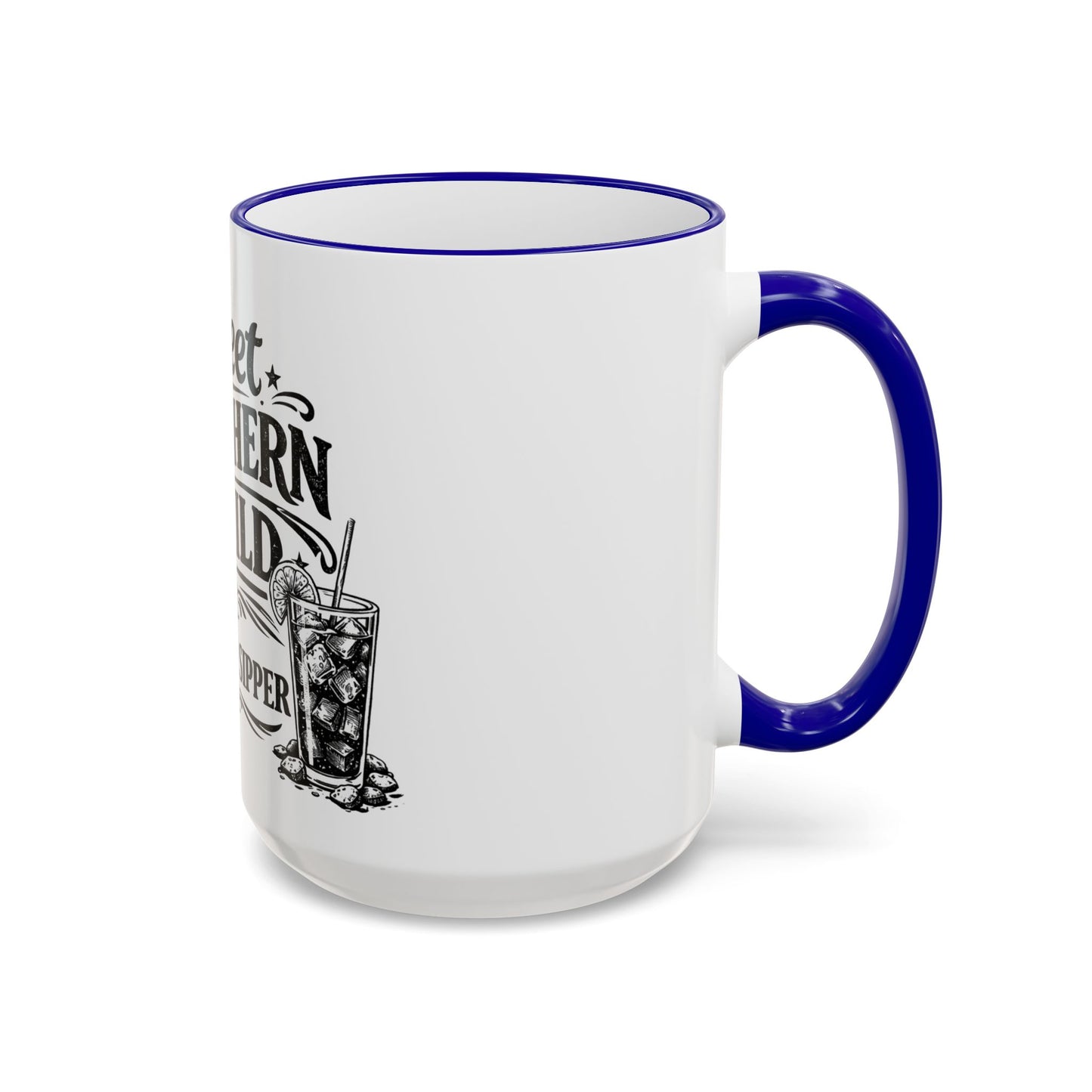Sweet Southern Child Mug — Southern Sipper Accent Rim & Handle Coffee Cup
