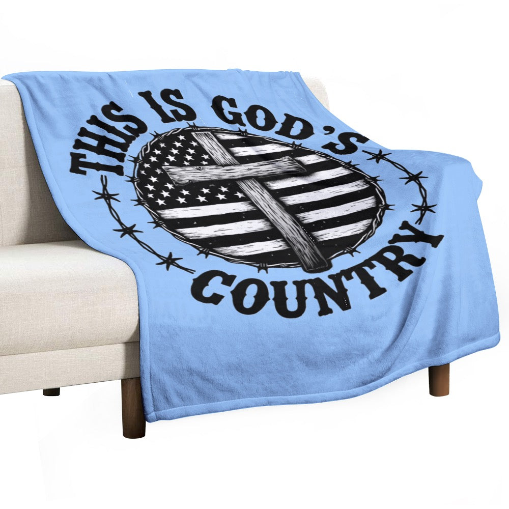 Ultra-Soft Flannel Blanket This is God’s country