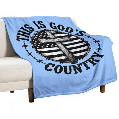Ultra-Soft Flannel Blanket This is God’s country