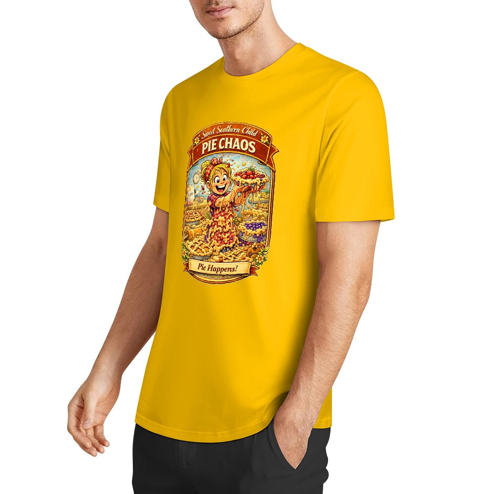 New Pure cotton short sleeved T-shirt PIE chaos